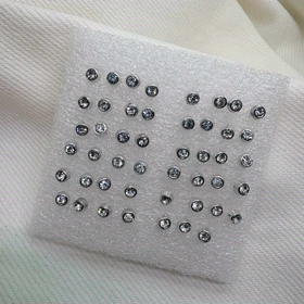 گوشواره میخی استیل مدل «تک‌نگین ریز» (سایز کوچک/مینی) | فروش تکی (عدد)