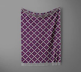 شال مبل ریش دار sofa shawl 242