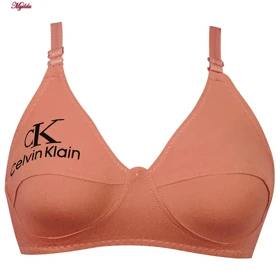 سوتین زنانه بدون فنر گلبهی کد 3400-MY