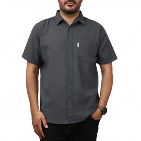 پیراهن آستین کوتاه بیسکوییتی سیزر مدل 15111795