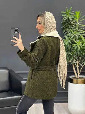 پالتو فوتر یقه خز