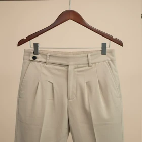 شلوار بنگال مام فیت مدل radin-کرم