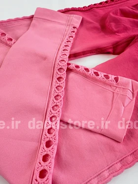 لگ ورزشی سیملس کبریتی پشت چروک آمبره زاپ‌دار