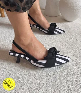 کفش پاشنه سه سانتی زنانه پاشنه گربه ای