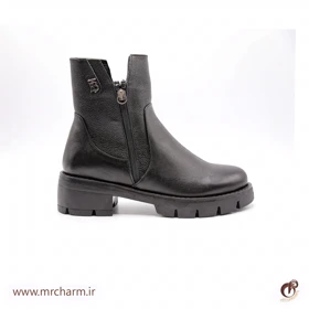 نیم بوت دخترانه چرم اسپرت mrc2111-64