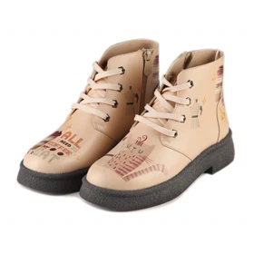 نیم بوت دندی طرح Cat cofee