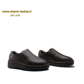 کفش طبی مردانه مدل کلارک بدون بند چرم طبیعیsi149