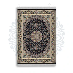 *جدید* فرشینه از جنس پارچه شانل مخمل ترک طرح فانتزی برند دفه کد 1349