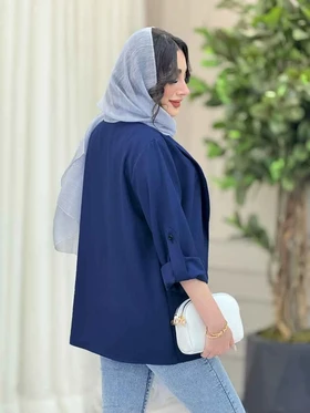 مانتو جیب نما آستین پاگن