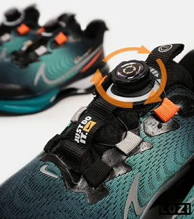 کفش کتانی مردانه و زنانه مشکی صابونی NIKE RUNNING DISK PRO