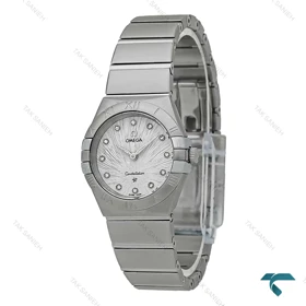 ساعت امگا کانسلیشن منهتن زنانه سیلور صفحه طرحدار طوسی Omega-7639-L