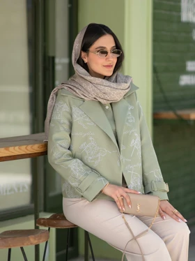 کت لینن مدل تیفانی