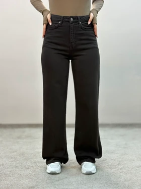 شلوار جین جکپات استریت قد 110قهوه ای تیره رویال