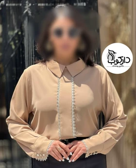 شومیز مجلسی زنانه یقه خرگوشی الیزا