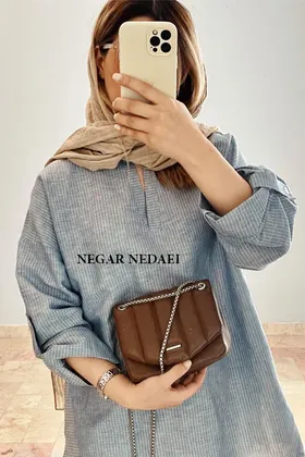 شومیز مانتویی راه راه adelle