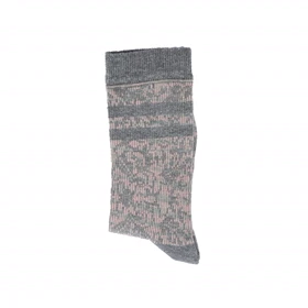 جوراب ساق بلند زنانه مدل wo4025 (طوسی روشن)