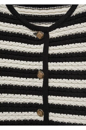 ژاکت کش باف پشمی زنانه اورجینال منگو mango