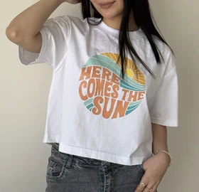 کراپ سفید هیمه استایلیش