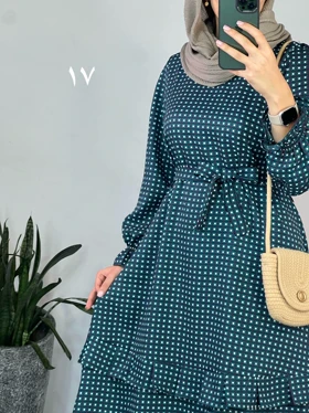 پیراهن مانتویی شکوفه 3