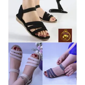 صندل ساده اسپرت دور مچی زنانه دخترانه تابستانه مدل سه بندی