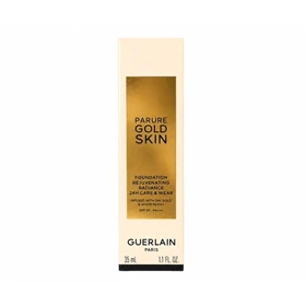کرم پودر جوانساز و درخشان‌کننده گرلن پارور گلد اسکین (Guerlain Parure Gold Skin Foundation)