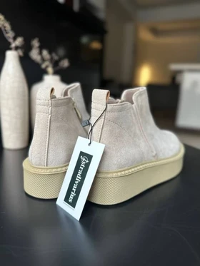 کفش نیم بوت زنانه مدل 00017 - Stradivarius Flat Ankle Boots