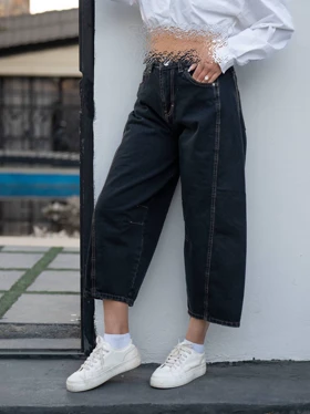 شلوارجین زنانه مدل بارل شناسه 71377