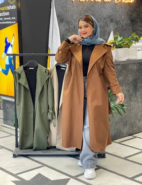 بارانی بلند شاپرک کد : 002240