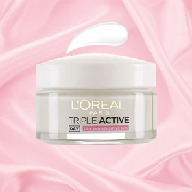 کرم چندمنظوره صورت لورآل, مدل Triple Active مناسب انواع پوست حجم 50 میلی‌لیتر
