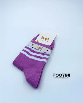 جوراب نیم ساق زنانه ایزل طرح p28