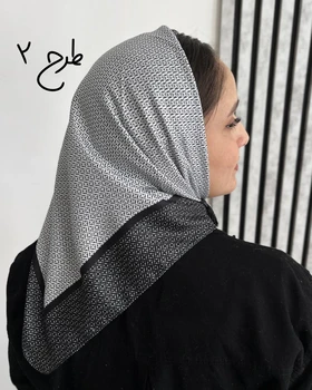 مینی اسکارف مشکی بهاره 4127