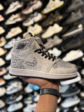 کتانی جردن ساق‌دار مدل فونت