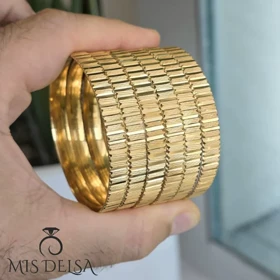 النگو طلاروس هندی 8 میل 2 عددی