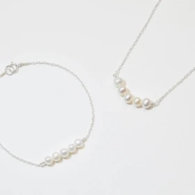 گردنبند مروارید نورئا کد 052105