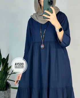 پیراهن مانتویی آهو