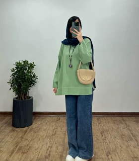 تونیک مانتویی لینن آنوشا