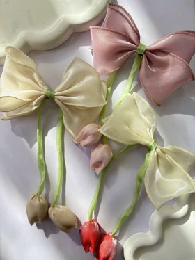 پاپیون فرانسوی آویز لاله- کد 932