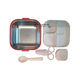 لانچ باکس داخل استیل 600 میل tedemei