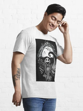 تیشرت کابوس پیش از کریسمس تیشرت Nightmare Before Christmas طرح Pumpkin Scream Essential