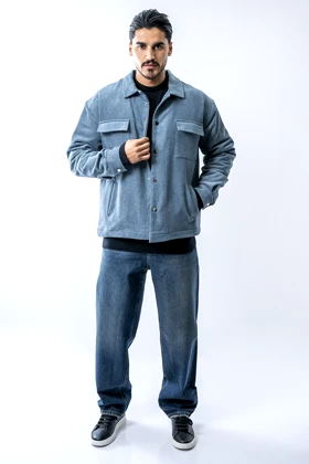 کت مخمل کبریتی مردانه