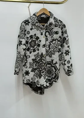 شومیز پشمی طرحدار