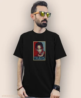 تیشرت مردانه و زنانه طرح تراویس اسکات کد 942