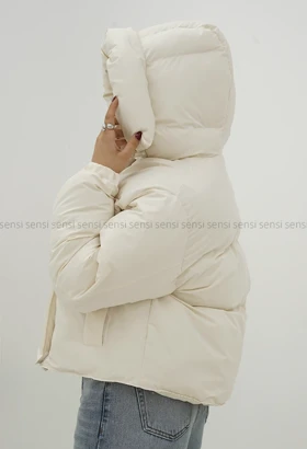 کاپشن پفی کلاه دارکد1004885