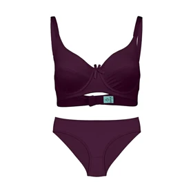 ست نخی فنردار عشوه کد 191015 رنگ بنفش