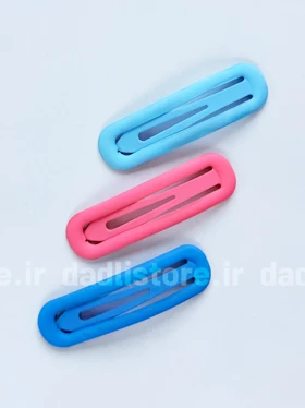 گیره مو تق تقی مستطیل شمعی
