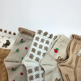 جوراب ساق بلند دخترانه کد 205