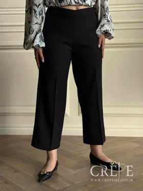 شلوار لینن نیم بگ قد 90