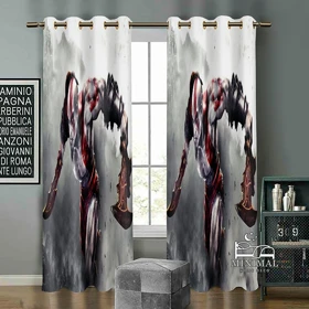 پرده کودک طرح جنگجو مدل W5082