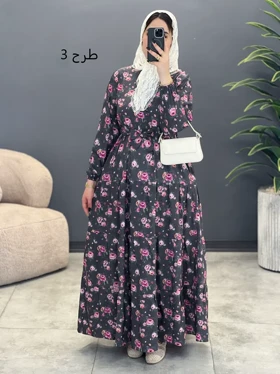 3163-پیراهن بلند نوردخت