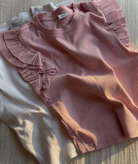 تاپ آستین پلیسه TO668